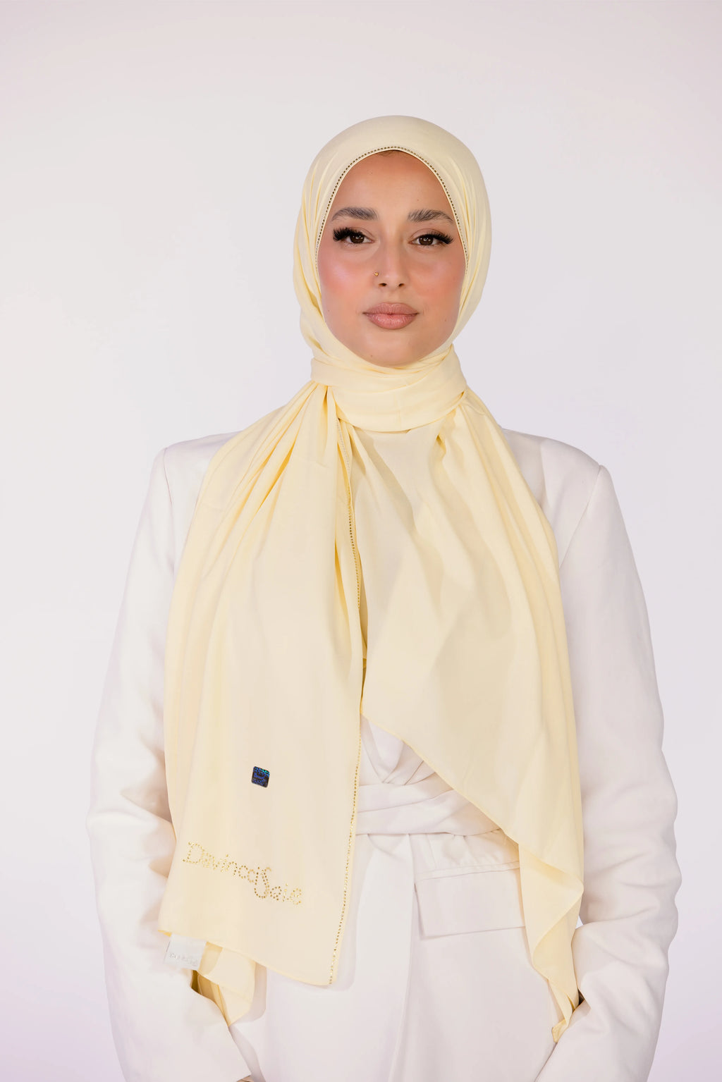 Hijab Moussline Signature – Champagne