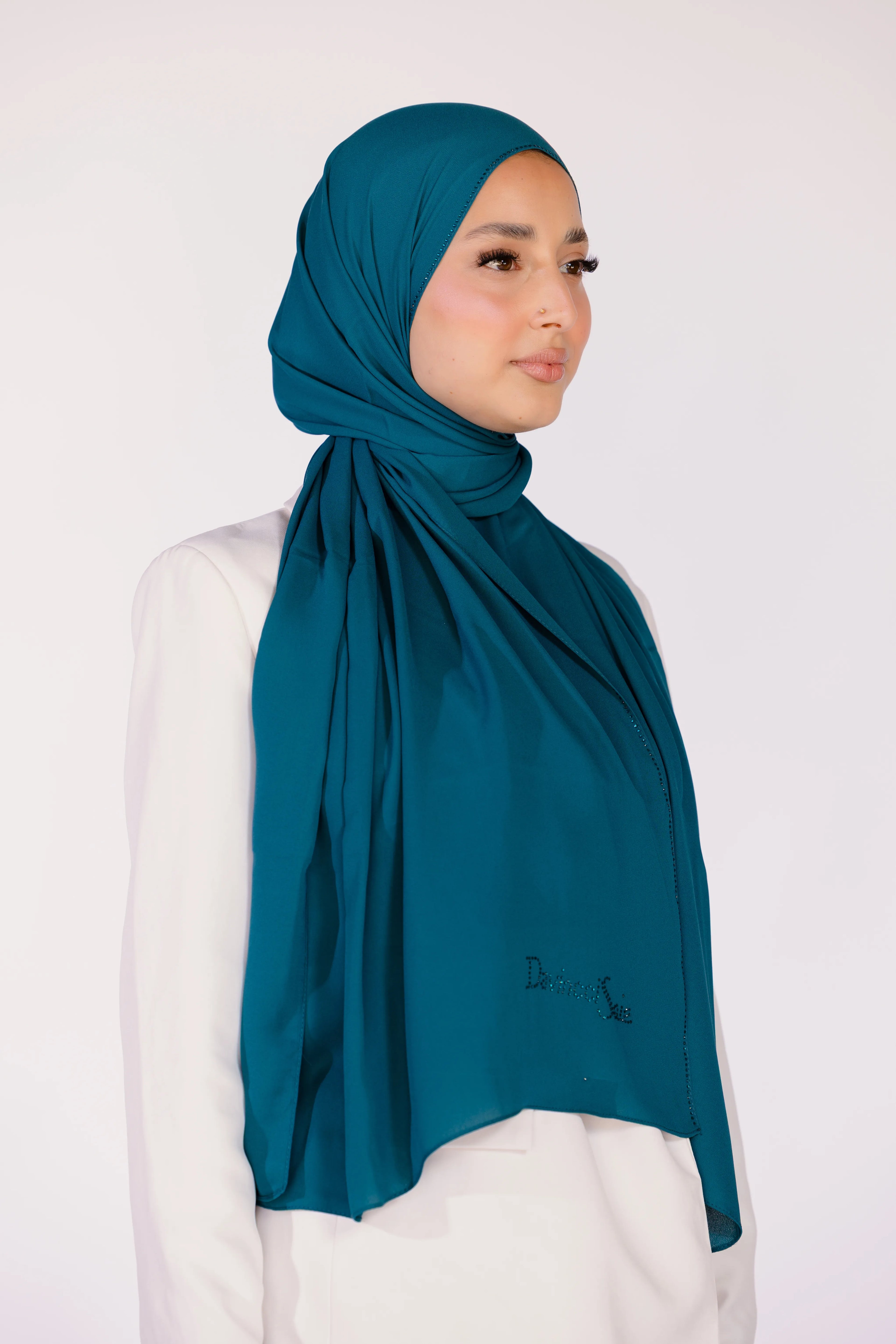 Hijab Moussline Signature – Azure