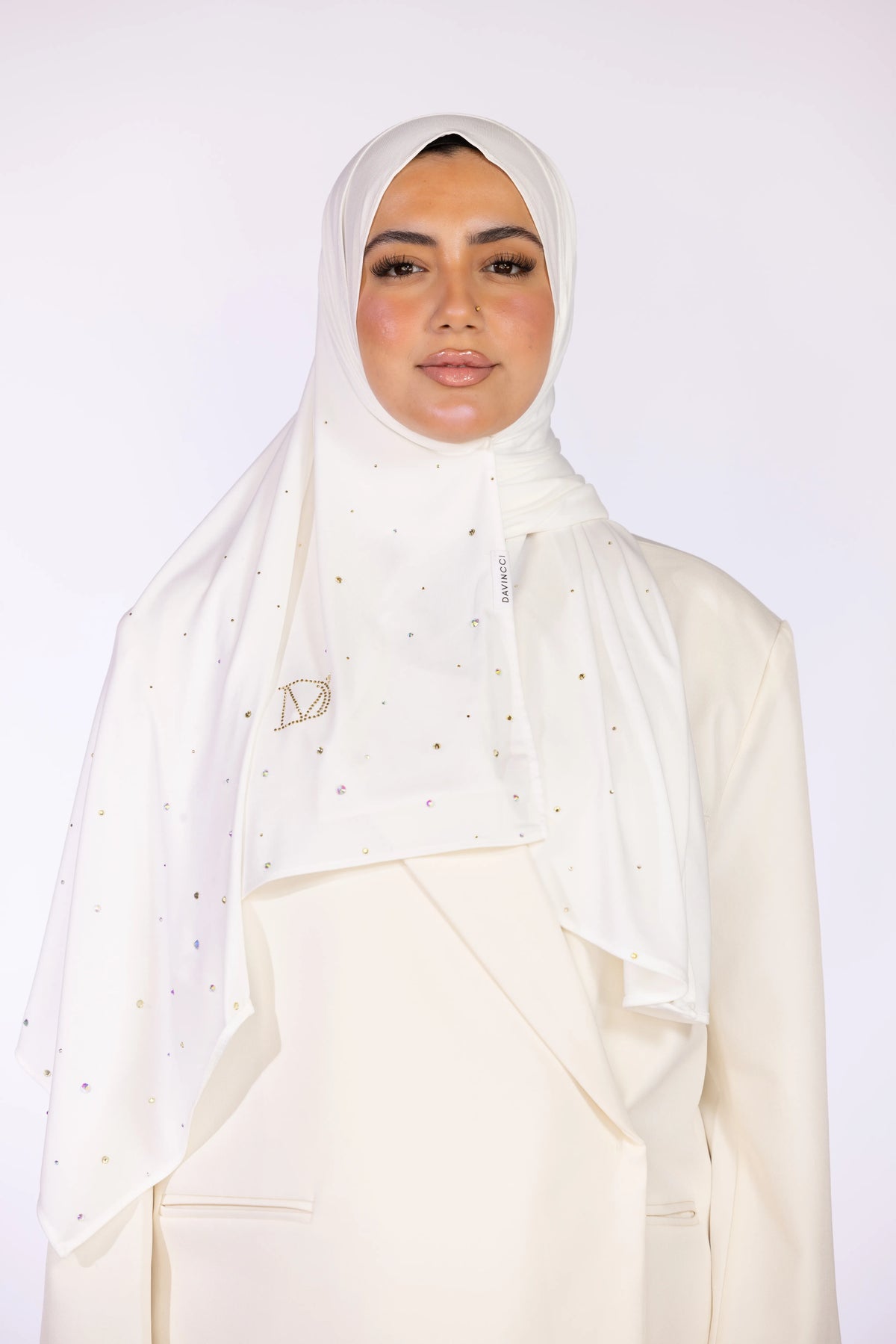 Hijab Jersey Constellation –   Ivory