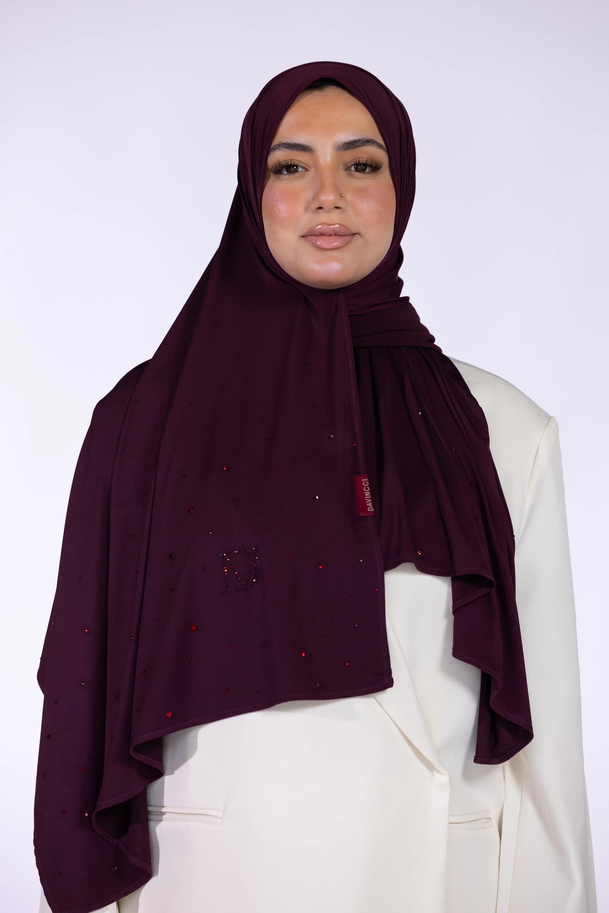 Hijab Jersey Constellation –  Burgundy