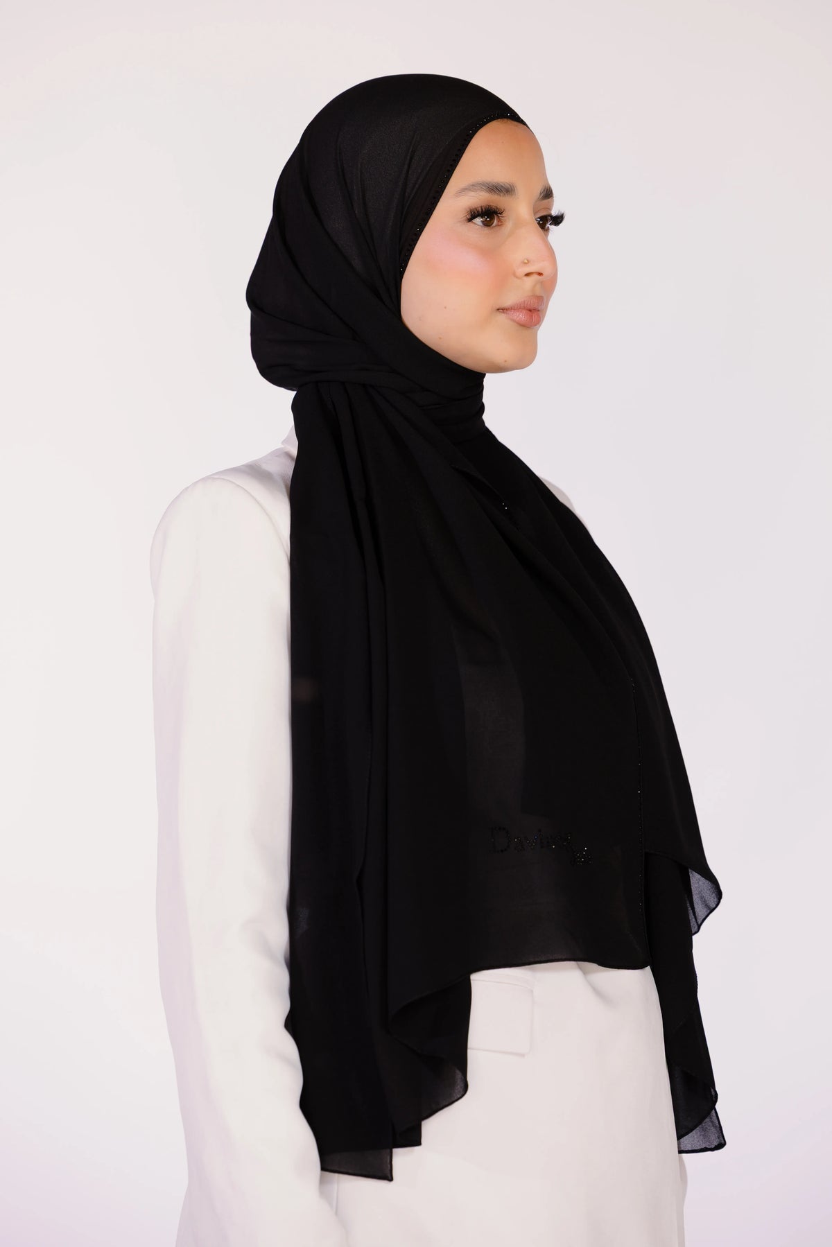 Hijab Moussline Signature – Midnight