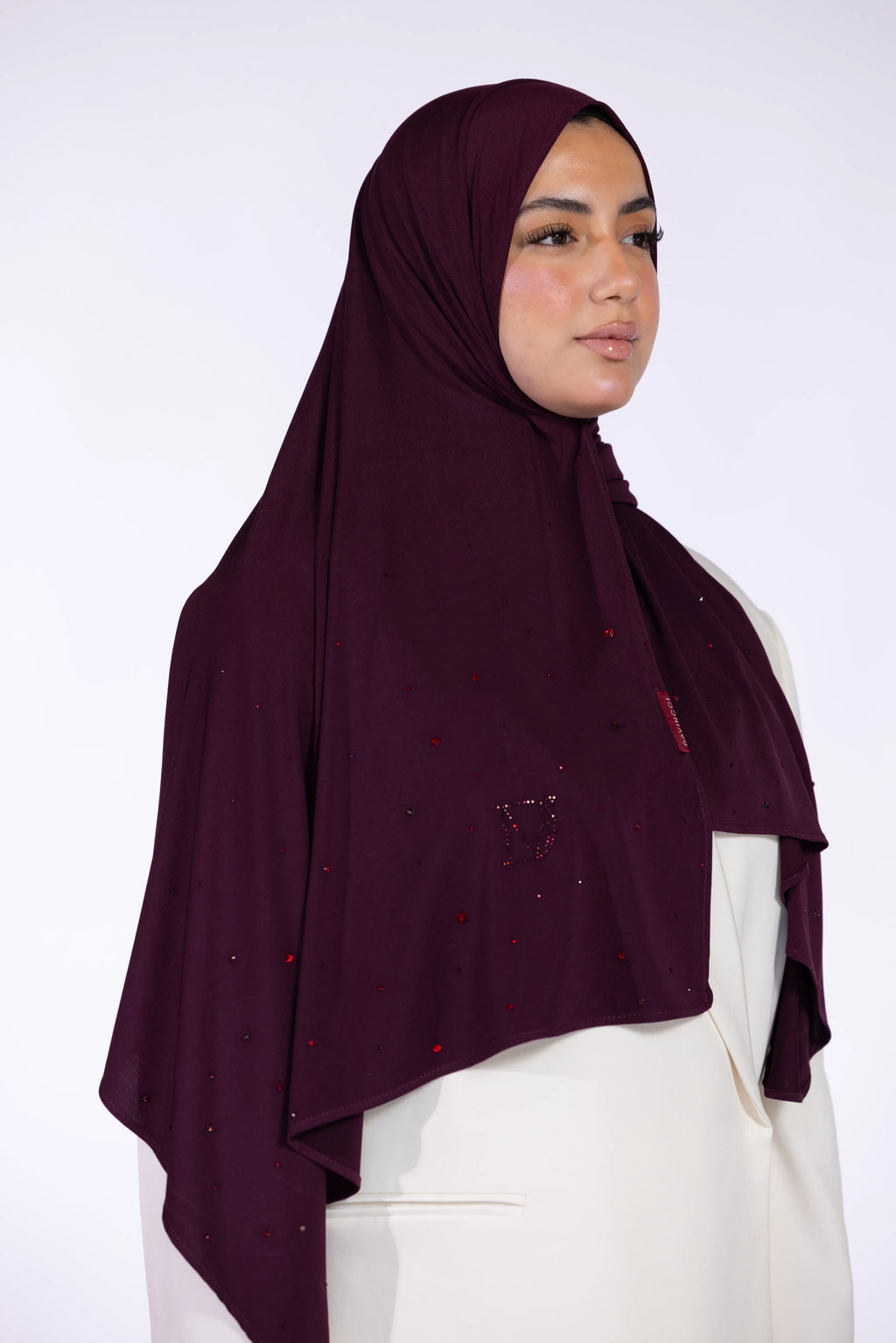 Hijab Jersey Constellation –  Burgundy