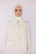 Hijab Moussline Signature – Ivory