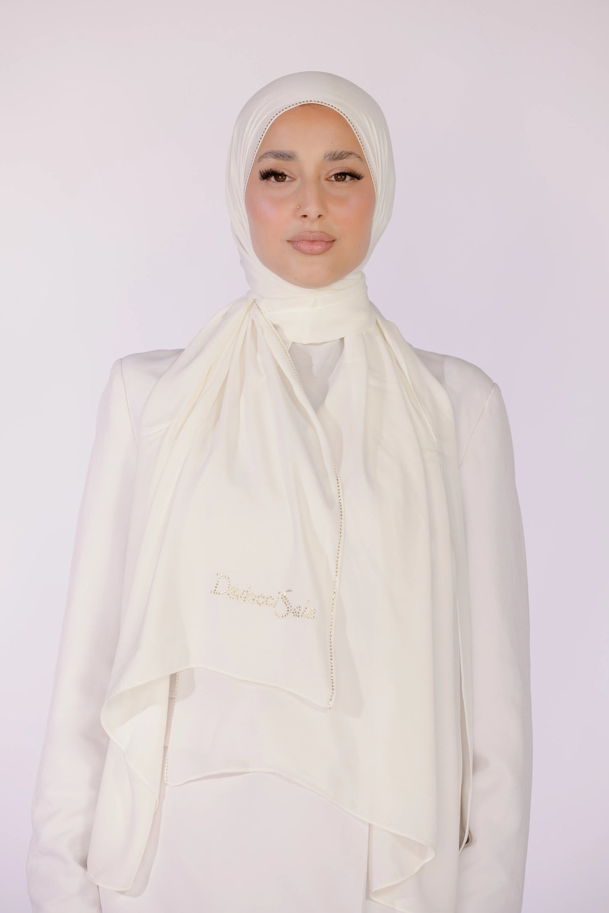 Hijab Moussline Signature – Ivory