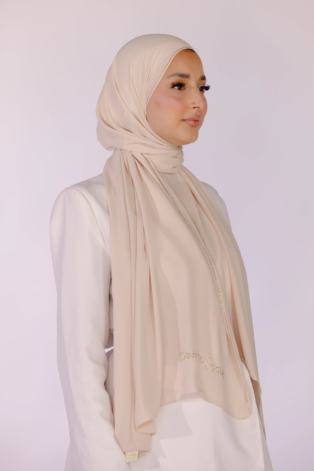 Hijab Moussline Signature – Sand