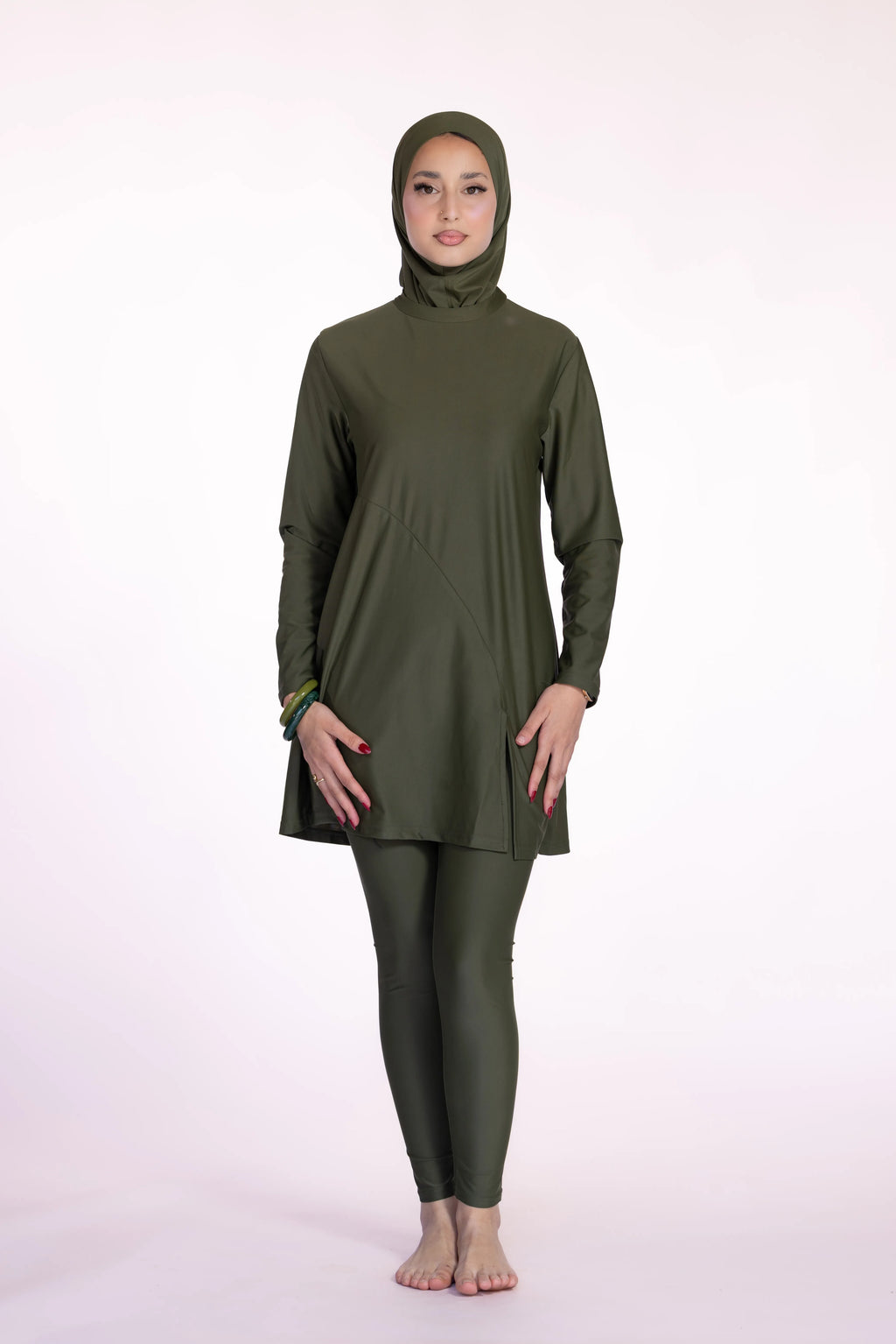 Burkini 3 Pièces – Olive Green