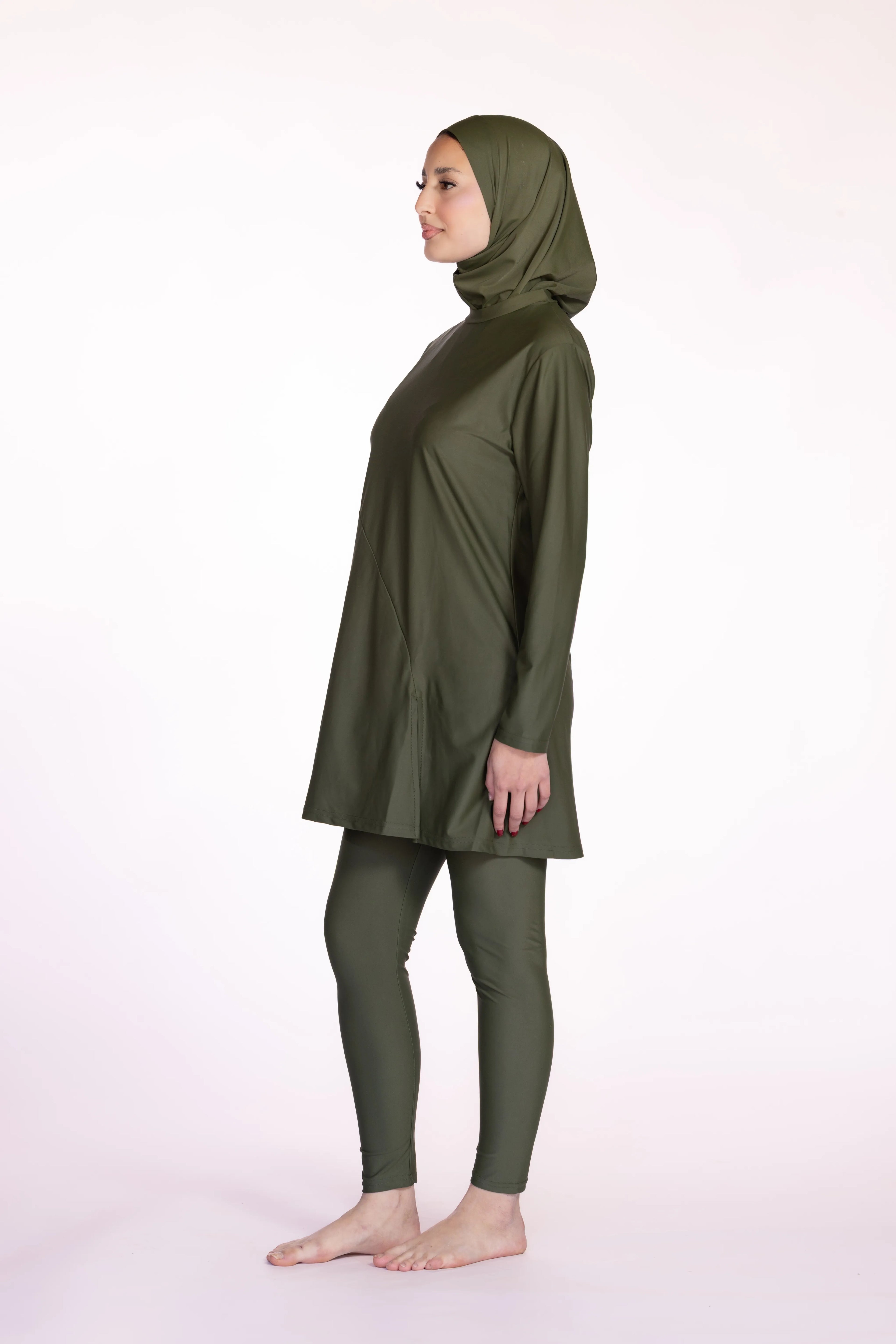 Burkini 3 Pièces – Olive Green