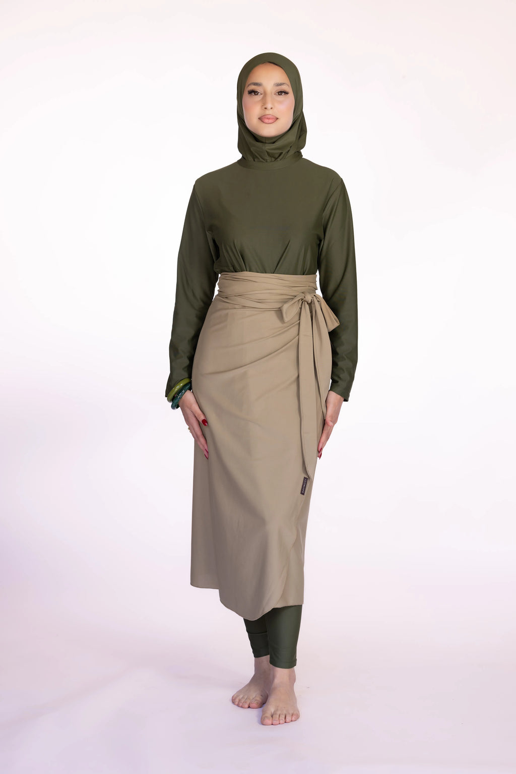 Burkini 3 Pièces – Olive Green