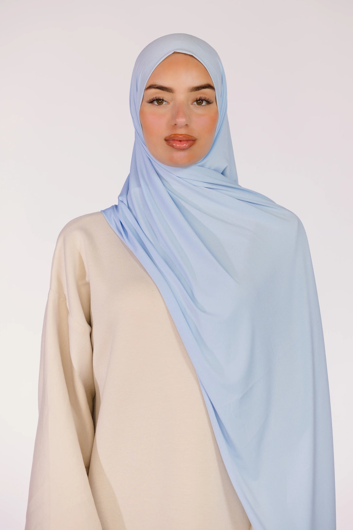 Hijab Jersey Nour – Sky Blue