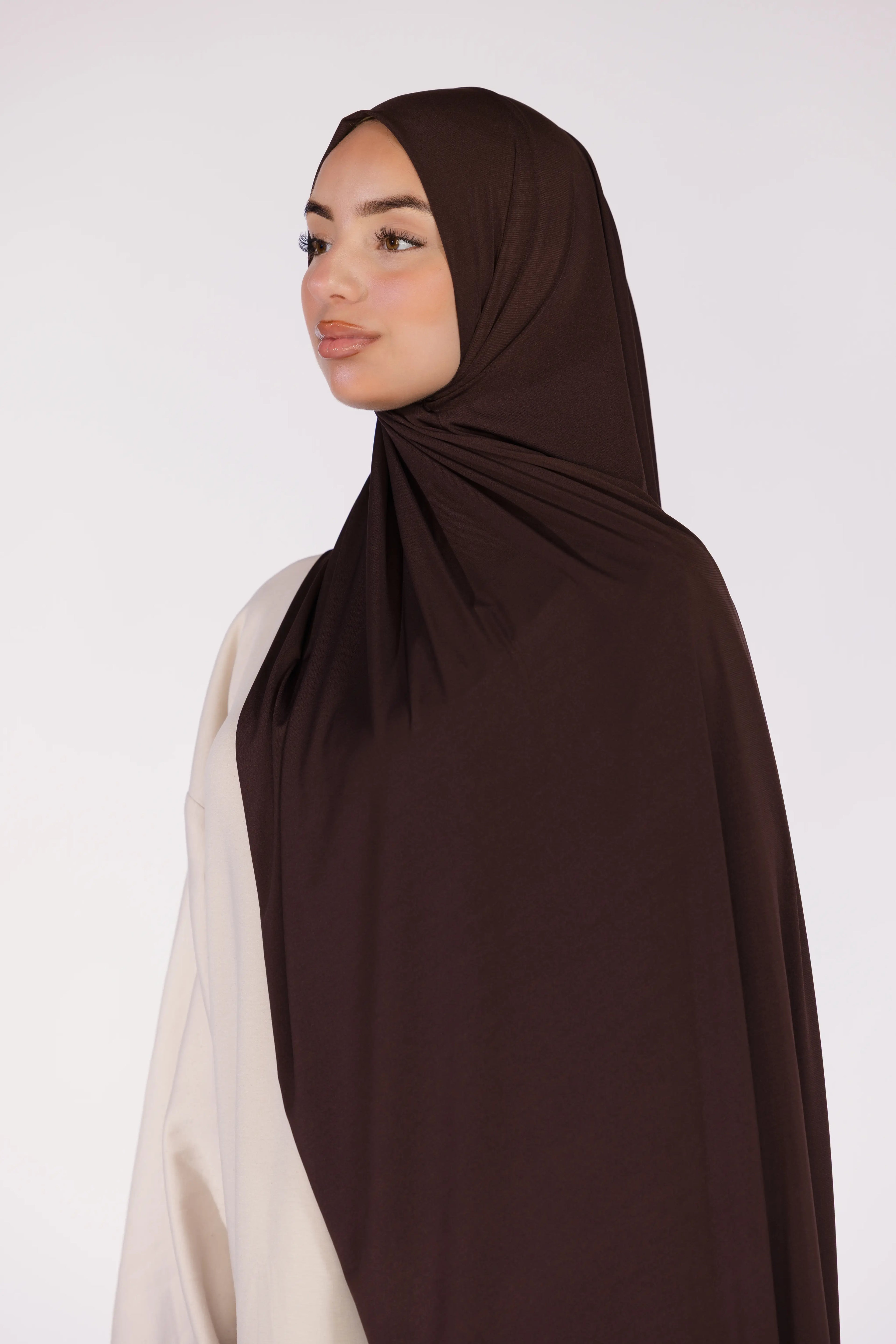 Hijab Jersey Nour – Mocha