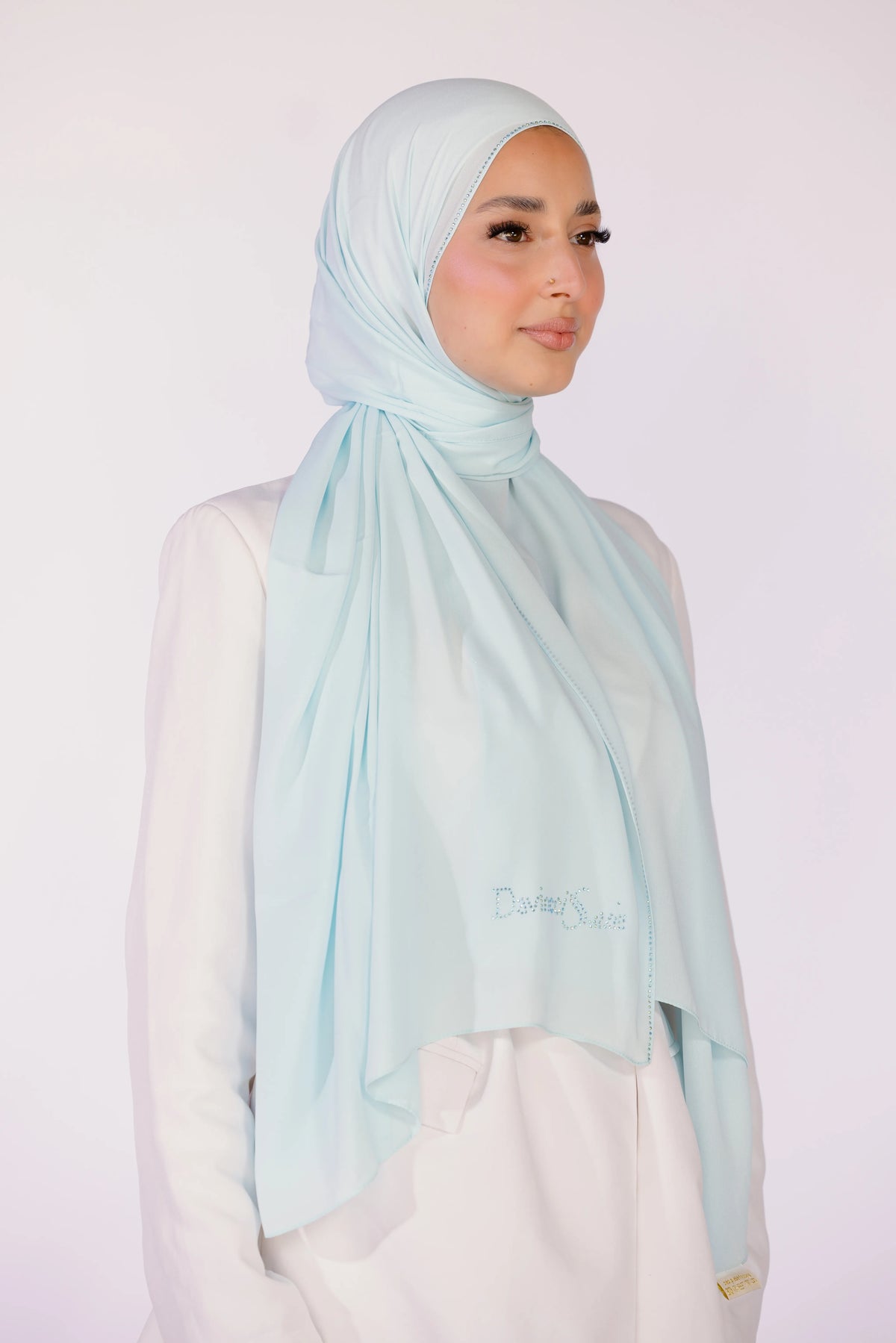 Hijab Moussline Signature – Sky Blue
