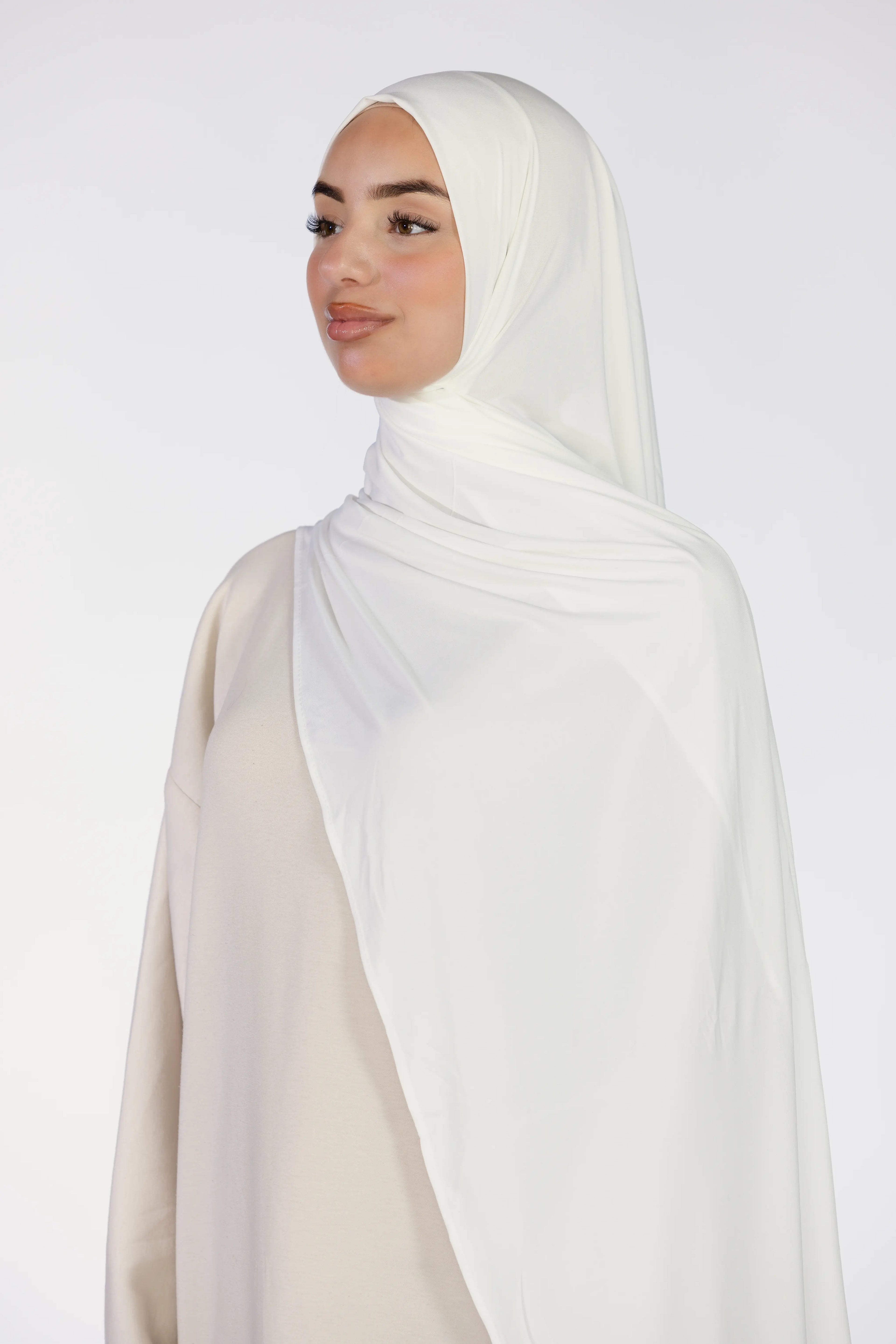 Hijab Jersey Nour – Ivory